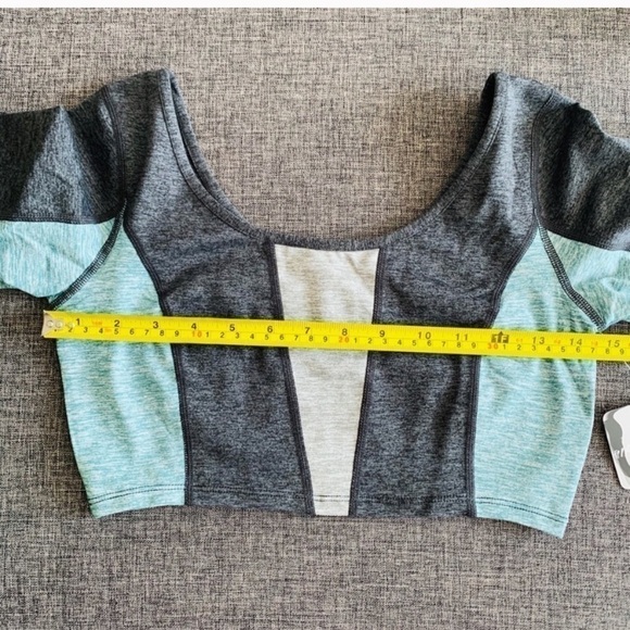 FREE PEOPLE NWT Six Pack Set Top Shorts Charcoal Low Rise - Picture 15 of 16